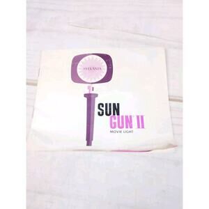 Sylvania Sun Gun II Movie Light Manual Vintage